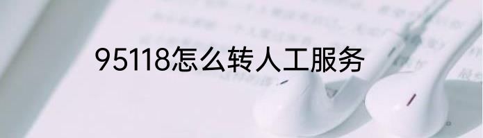 95118怎么转人工服务