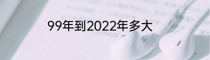 99年到2022年多大