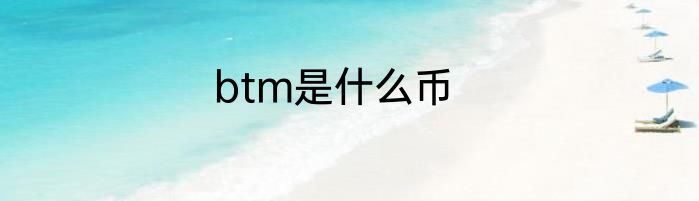 btm是什么币