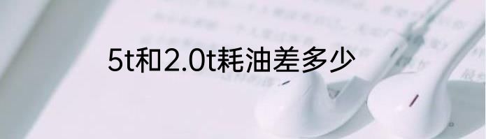 5t和2.0t耗油差多少