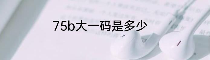 75b大一码是多少