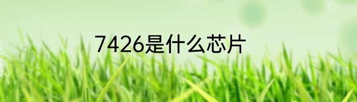 7426是什么芯片