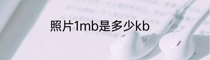 照片1mb是多少kb