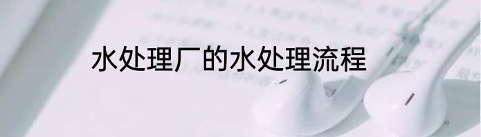 水处理厂的水处理流程