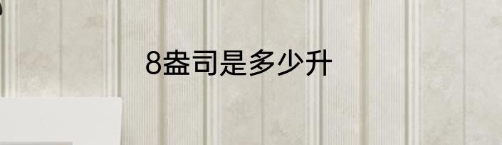 8盎司是多少升