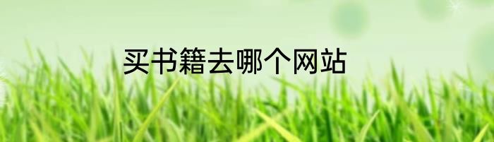 买书籍去哪个网站