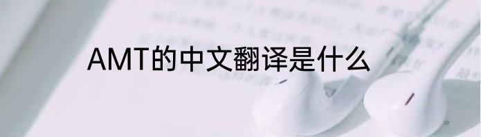 AMT的中文翻译是什么