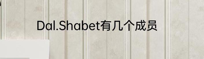 Dal.Shabet有几个成员
