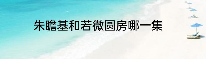 朱瞻基和若微圆房哪一集
