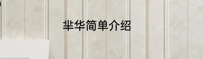 芈华简单介绍