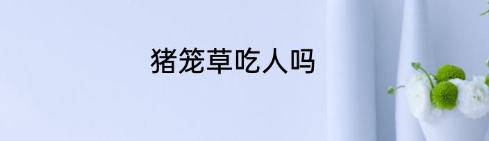 猪笼草吃人吗