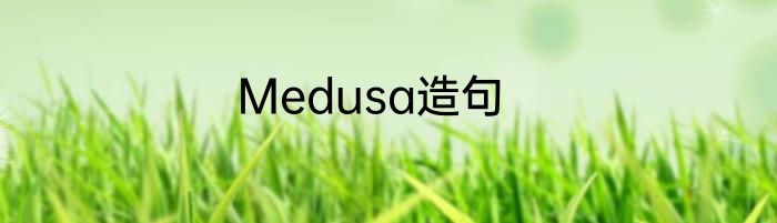 Medusa造句