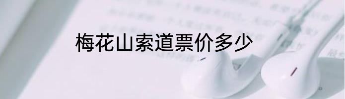 梅花山索道票价多少