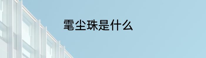 雮尘珠是什么