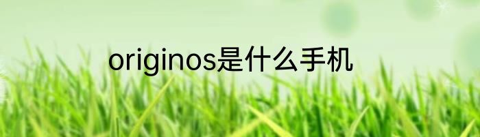 originos是什么手机