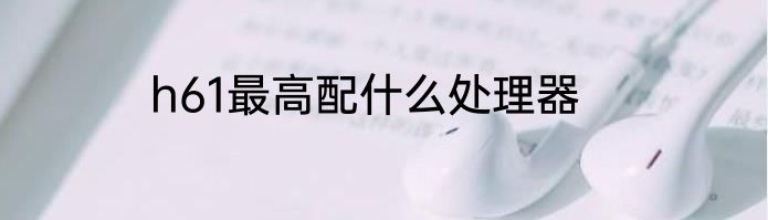 h61最高配什么处理器