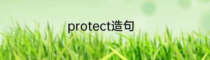 protect造句