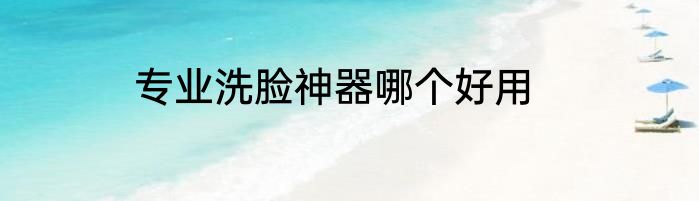 专业洗脸神器哪个好用