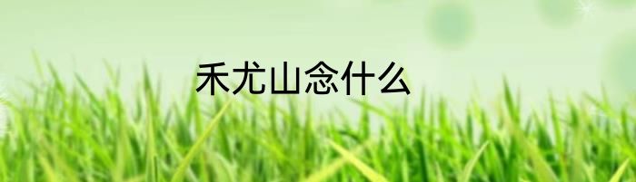 禾尤山念什么