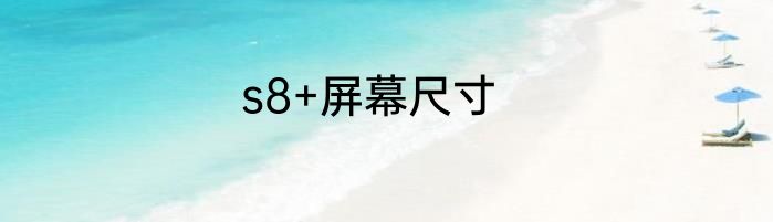 s8+屏幕尺寸