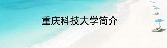 重庆科技大学简介