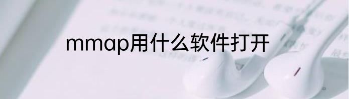 mmap用什么软件打开