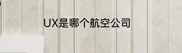 UX是哪个航空公司