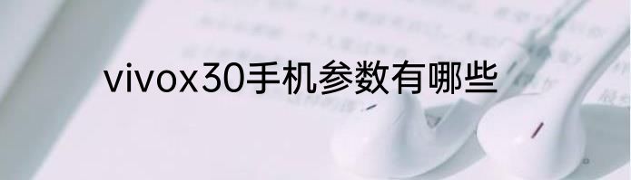 vivox30手机参数有哪些