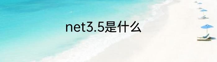 net3.5是什么