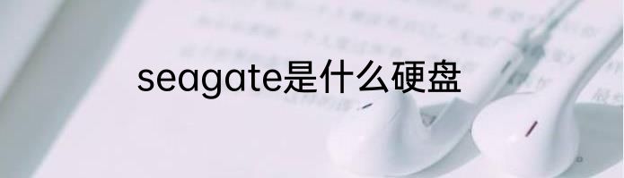 seagate是什么硬盘