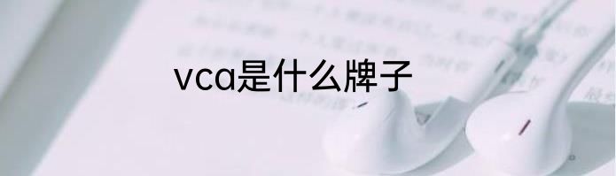 vca是什么牌子