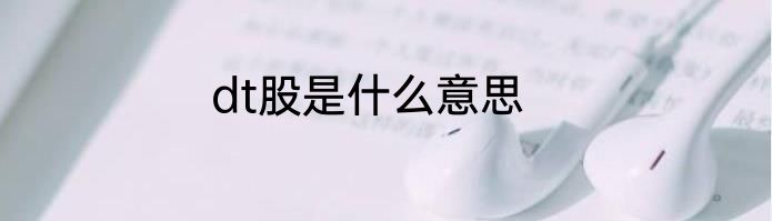 dt股是什么意思