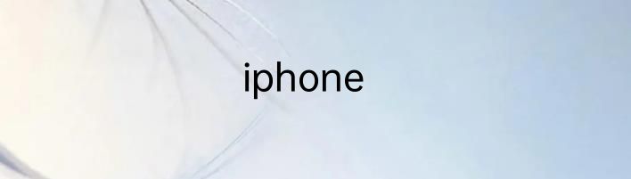iphone