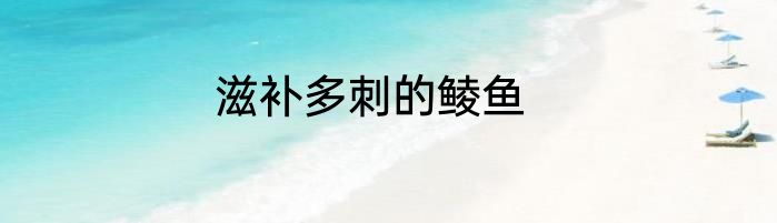 滋补多刺的鲮鱼