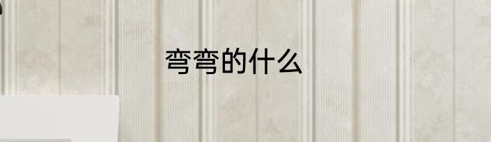 弯弯的什么
