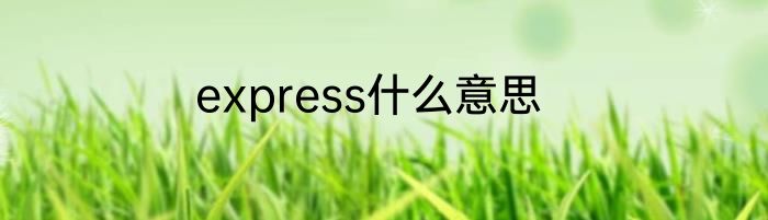 express什么意思