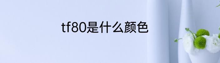 tf80是什么颜色