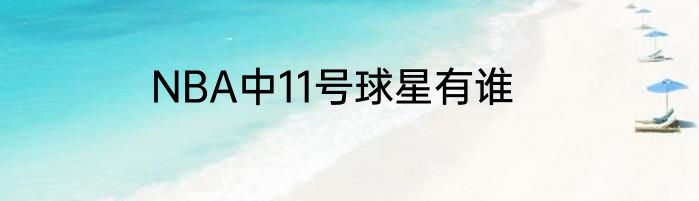 NBA中11号球星有谁