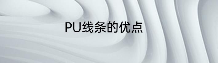 PU线条的优点
