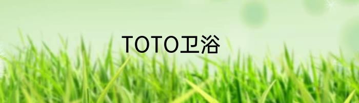 TOTO卫浴