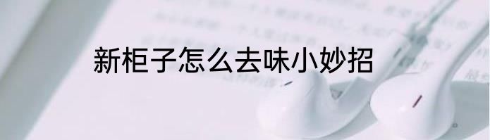 新柜子怎么去味小妙招