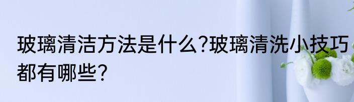 玻璃清洁方法是什么?玻璃清洗小技巧都有哪些?