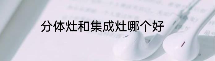 分体灶和集成灶哪个好