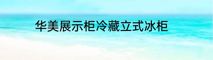 华美展示柜冷藏立式冰柜