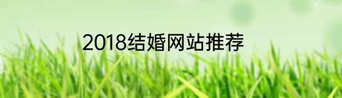 2018结婚网站推荐