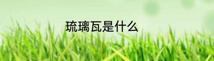 琉璃瓦是什么