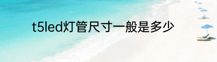 t5led灯管尺寸一般是多少