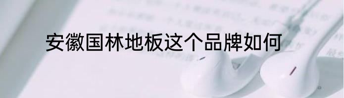 安徽国林地板这个品牌如何