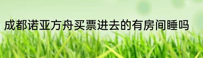 成都诺亚方舟买票进去的有房间睡吗