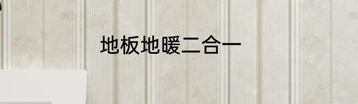 地板地暖二合一